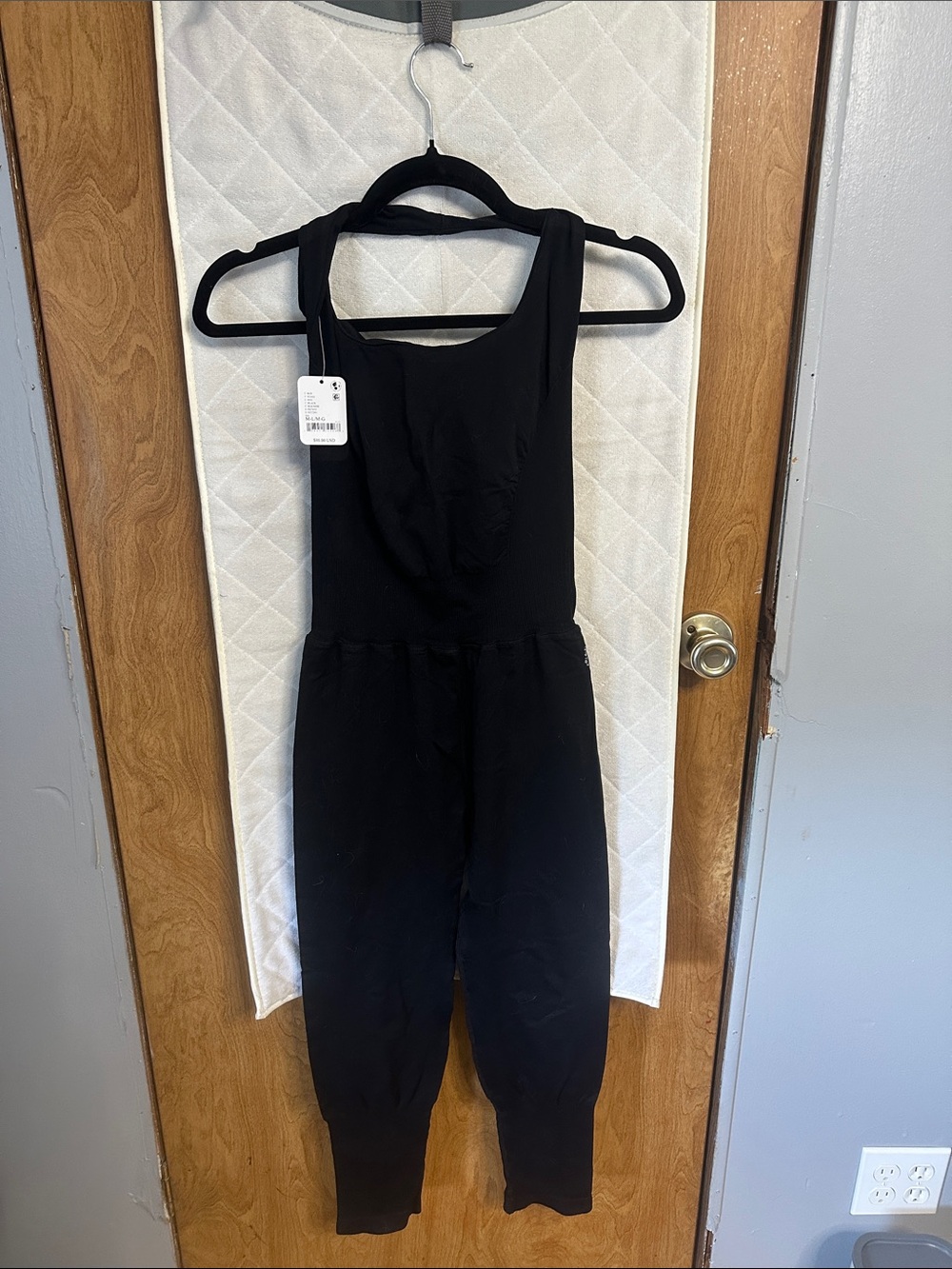 FP Movement by Free People Black Sleeveless Romper Jumpsuit